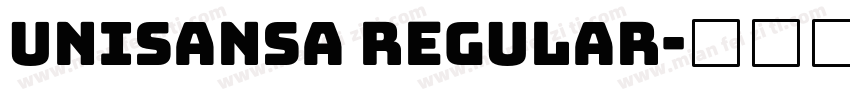 unisansa regular字体转换